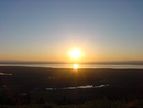 Sonnenuntergang über dem Cook Inlet